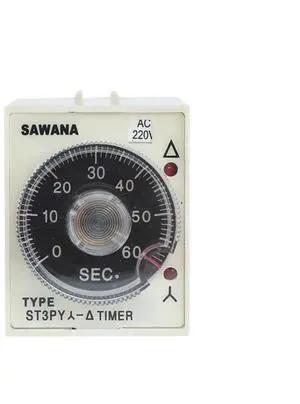 Time Relay Digital Timer ST3PY AC220V 110V 380V DC 24V delaying of Star Delta Star Relay 8 pin Base 10S 30S 60S Timming Relays (Color : 60S, Size : AC 220V) Time Relay Digital Timer ST3PY AC220V 110V 380V DC 24V delaying of Star Delta Star Relay 8 pin Base 10S 30S 60S Timming Relays (Color : 60S, Size : AC 220V)
