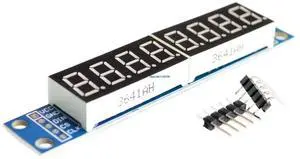 MAX7219 CWG 8-Digit Digital Tube Display Control Module Red Three IO New MAX7219 CWG 8-Digit Digital Tube Display Control Module Red Three IO New