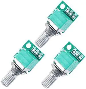 3Pcs Volume Control Potentiometer 50K Audio Accessories Dual Connection Potansiyometre Volume Adjuster Adjusting Equipment New 3Pcs Volume Control Potentiometer 50K Audio Accessories Dual Connection Potansiyometre Volume Adjuster Adjusting Equipment New