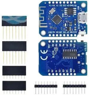 WeMos D1 Mini Pro V3.0 NodeMcu 4MB/16MB Bytes Lua WiFi Internet of Things Development Board Based ESP8266 CH340G Nodemcu V2 New WeMos D1 Mini Pro V3.0 NodeMcu 4MB/16MB Bytes Lua WiFi Internet of Things Development Board Based ESP8266 CH340G Nodemcu V2 New