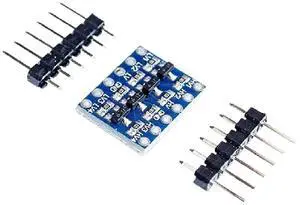 4 Channels 3.3V-5V 5V-3.3V IIC UART SPI TTL Bidirectional Level Voltage Converter New 4 Channels 3.3V-5V 5V-3.3V IIC UART SPI TTL Bidirectional Level Voltage Converter New