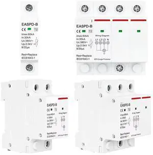 SPD Surge Protector Device Arrester Low Voltage House Surge Voltage Protection for AC Power 1P 2P 3P 4P 20KA-40KA 30KA-60KA SPD Surge Protector Device Arrester Low Voltage House Surge Voltage Protection for AC Power 1P 2P 3P 4P 20KA-40KA 30KA-60KA