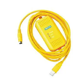 USB-AFC8503 for Touch Panel GT01 GT10 GT11 GT21 GT30 etc. Programming Cable for Downloading Programs, Online Monitoring, etc. Yellow 3 Meters USB-AFC8503 for Touch Panel GT01 GT10 GT11 GT21 GT30 etc. Programming Cable for Downloading Programs, Online Monitoring, etc. Yellow 3 Meters