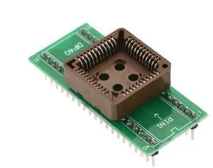 Chip Programmer PLCC44 Adapter Socket Pass DIP40 Chip Programmer PLCC44 Adapter Socket Pass DIP40