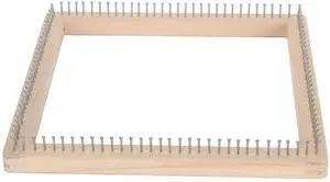 Professional Wooden Knitting Loom DIY Hand Crafted Weaving Board with Beech Wood Stainless Steel Suitable for Adults Kids to Make Hat Scarf Shawl More Professional Wooden Knitting Loom DIY Hand Crafted Weaving Board with Beech Wood Stainless Steel Suitable for Adults Kids to Make Hat Scarf Shawl More