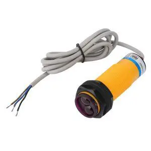 Infrared Photoelectric Switch Proximity Sensor - 70 cm Detection Distance DC 6 to 36V Device - E3F3 - DS50N1 for Industrial Automation Monitoring and Control Systems. Infrared Photoelectric Switch Proximity Sensor - 70 cm Detection Distance DC 6 to 36V Device - E3F3 - DS50N1 for Industrial Automation Monitoring and Control Systems.