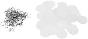 50PCS Acrylic Keychain Blanks, DIY Painting Transparent Keychains with Protective Film, Round Blank Key Chains for Crafts, Gifts, Parties and Custom Decoration 50PCS Acrylic Keychain Blanks, DIY Painting Transparent Keychains with Protective Film, Round Blank Key Chains for Crafts, Gifts, Parties and Custom Decoration