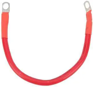 11.8in 4AWG 25mm² 150A Red Ground Wire, Flexible Earth Cable with Tinned Copper Conductor, Universal Battery Inverter Grounding Cord for Automotive and Solar Systems 11.8in 4AWG 25mm² 150A Red Ground Wire, Flexible Earth Cable with Tinned Copper Conductor, Universal Battery Inverter Grounding Cord for Automotive and Solar Systems