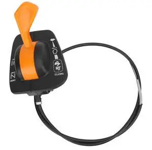 Single Lever Throttle Choke Cable GY21107, Replacement for LA135 LA145 LA155 LA165 Tractor Accelerator Control Cable with Direct Fit Installation Single Lever Throttle Choke Cable GY21107, Replacement for LA135 LA145 LA155 LA165 Tractor Accelerator Control Cable with Direct Fit Installation