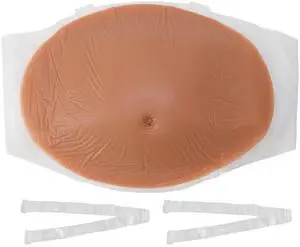 Fake Pregnancy Belly, Silicone Breathable Elastic Fake Belly Lifelike Skin Color Artificial Pregnancy Belly False Pregnant Tummy Props for Stage Performance/Photography Prop/Advertising(2-4 Months) Fake Pregnancy Belly, Silicone Breathable Elastic Fake Belly Lifelike Skin Color Artificial Pregnancy Belly False Pregnant Tummy Props for Stage Performance/Photography Prop/Advertising(2-4 Months)