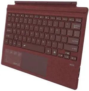 Dpofirs Wireless BT RGB Backlit Tablet Keyboard with Control Touch Panel for Pro Series, Magnetic Connection, Applicable Scenario: Business Travelers (Red) Dpofirs Wireless BT RGB Backlit Tablet Keyboard with Control Touch Panel for Pro Series, Magnetic Connection, Applicable Scenario: Business Travelers (Red)