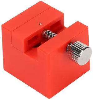 Watch Band Holding Vise, Watch Metal Band Holder with Smooth Jaw Movement, Durable Plastic and Metal Watch Repair Vice for Link Adjustment and Pin Removal Watch Band Holding Vise, Watch Metal Band Holder with Smooth Jaw Movement, Durable Plastic and Metal Watch Repair Vice for Link Adjustment and Pin Removal