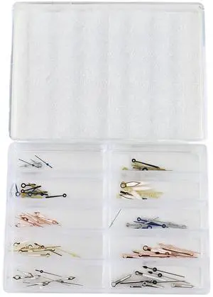 Watch Hour Minute Second Hands Set, y Replacement Watch Hands Kit, 90PCS Repair Parts with 4 Colors, Blue Gold Gold White, for Watchr DIY Repair Watch Hour Minute Second Hands Set, y Replacement Watch Hands Kit, 90PCS Repair Parts with 4 Colors, Blue Gold Gold White, for Watchr DIY Repair