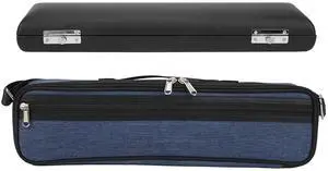Universal 16 Hole Flute Case Bag, Oxford Cloth and Artificial Leather, Practical and Durable, Royal Blue Thickening Inner Protection, and Breathable, Musical Instrument Universal 16 Hole Flute Case Bag, Oxford Cloth and Artificial Leather, Practical and Durable, Royal Blue Thickening Inner Protection, and Breathable, Musical Instrument