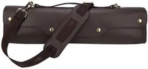Portable Flute Carrying Bag, Synthetic Leather Material, with Shoulder Strap, Convenient Storage Case for Wind Instrument, Durable and Protective (Coffee) Portable Flute Carrying Bag, Synthetic Leather Material, with Shoulder Strap, Convenient Storage Case for Wind Instrument, Durable and Protective (Coffee)