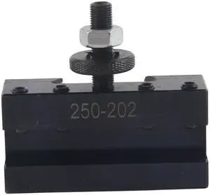 250-202 Quick Tool Change Holder, Lathe Tool Holder for Turning Facing, Parting Blade Holder with Swallow - Tail Groove, Aluminum Alloy for Engine Lathe Machine 250-202 Quick Tool Change Holder, Lathe Tool Holder for Turning Facing, Parting Blade Holder with Swallow - Tail Groove, Aluminum Alloy for Engine Lathe Machine