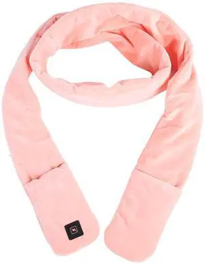Winter USB Powered Electric Heating Scarf with 3 Temperature Control, Heated Neck Warmer for Women and Men, Crystal Super Soft Velvet Heated Scarf for Outdoor Skiing (Roseate) Winter USB Powered Electric Heating Scarf with 3 Temperature Control, Heated Neck Warmer for Women and Men, Crystal Super Soft Velvet Heated Scarf for Outdoor Skiing (Roseate)