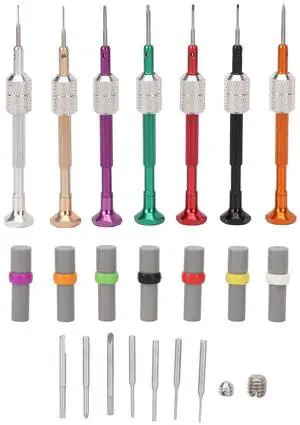 Professional Watch Repair Screwdriver Set, Stainless Steel Watch Screwdriver Kit with 7 Spare Blades, Precision Tool for Watch Battery Replacement and Bracelet Adjustment Professional Watch Repair Screwdriver Set, Stainless Steel Watch Screwdriver Kit with 7 Spare Blades, Precision Tool for Watch Battery Replacement and Bracelet Adjustment