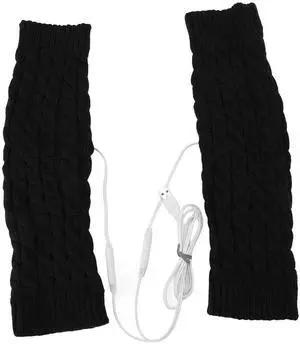 Heated Over Knee Leg Warmers, Winter Footless Thigh High Socks with USB Heating, Soft Elastic Long Leg Warmers for Office Home, One Size Fits Most, 40-50°C Heat (Black) Heated Over Knee Leg Warmers, Winter Footless Thigh High Socks with USB Heating, Soft Elastic Long Leg Warmers for Office Home, One Size Fits Most, 40-50°C Heat (Black)