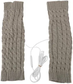 Heated Over Knee Leg Warmers, Winter Footless Thigh High Socks with USB Heating, Soft Elastic Long Leg Warmers for Office Home, One Size Fits Most, 40-50°C Heat (Grey Green) Heated Over Knee Leg Warmers, Winter Footless Thigh High Socks with USB Heating, Soft Elastic Long Leg Warmers for Office Home, One Size Fits Most, 40-50°C Heat (Grey Green)