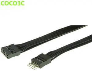 Motherboard 9 Pin USB header extension cable 10Pin USB Male to Female data transfer cable 24AWG 50cm Motherboard 9 Pin USB header extension cable 10Pin USB Male to Female data transfer cable 24AWG 50cm