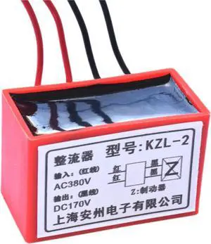 1PCS 170V motor brake rectifier module half-wave rectifier KZL-2 rectifier device AC380V to DC170V 1PCS 170V motor brake rectifier module half-wave rectifier KZL-2 rectifier device AC380V to DC170V