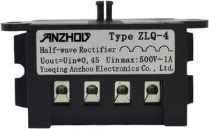 1PCS Type ZLQ-4-QB Full Wave Rectifier 270V2A Motor Brake Module Brake Rectifier Power Supply ZLQB-4(ZLQ-4 AC500 DC225V) 1PCS Type ZLQ-4-QB Full Wave Rectifier 270V2A Motor Brake Module Brake Rectifier Power Supply ZLQB-4(ZLQ-4 AC500 DC225V)