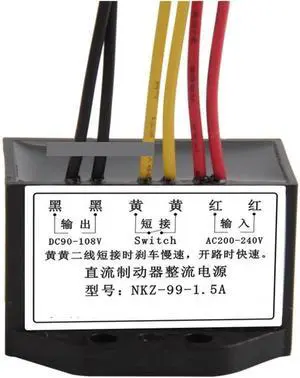 CAARLA Brake Rectifier Rectification NKZ-99-1.5A DC Brake Rectifier Power AC200-240V DC90-108V CAARLA Brake Rectifier Rectification NKZ-99-1.5A DC Brake Rectifier Power AC200-240V DC90-108V