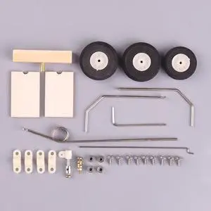 KT DIY Universal Fixed Wing Model Aircraft Landing Gear Wheel Set RC Accessories for Easy Installation Lightweight KT DIY Universal Fixed Wing Model Aircraft Landing Gear Wheel Set RC Accessories for Easy Installation Lightweight
