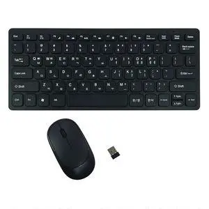 2.4G Korean Wireless Keyboard and Mouse Combo, English & Korean Layout, Quiet Mouse, 78 Keys, for Wins, for OS X 2.4G Korean Wireless Keyboard and Mouse Combo, English & Korean Layout, Quiet Mouse, 78 Keys, for Wins, for OS X
