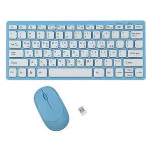 2.4G Korean Wireless Keyboard and Mouse Combo, English & Korean Layout, Quiet Mouse, 78 Keys, for Wins, for OS X 2.4G Korean Wireless Keyboard and Mouse Combo, English & Korean Layout, Quiet Mouse, 78 Keys, for Wins, for OS X