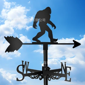 L Weather Vane Ornament Wind Vane Black Iron Retro Garden Outdoor Patio Yard Decoion Wind Direction Indicator L Weather Vane Ornament Wind Vane Black Iron Retro Garden Outdoor Patio Yard Decoion Wind Direction Indicator
