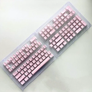 129 Keys PBT Pudding Keycaps OEM Height Pink Backlight for Mechanical Keyboard AULA F75 Ajazz Anne Pro 2 Game PC 129 Keys PBT Pudding Keycaps OEM Height Pink Backlight for Mechanical Keyboard AULA F75 Ajazz Anne Pro 2 Game PC