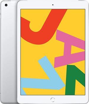 Apple iPad 7th Gen 10.2" Tablet 32GB WiFi + 4G LTE, Silver