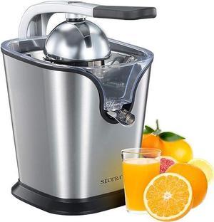 Refurbished: Secura Detachable Milk Frother 17oz Electric Milk Steamer  Stainless Steel Silver 