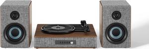 Crosley CR7020A-GY Aria 3-Speed Bluetooth Turntable with Stereo Speakers - Gray