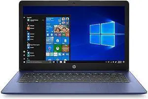 HP LAPTOP 14" 1366X768 AMD A4-9120E 4GB 64GB SSD 14-DS0036NR - BLUE