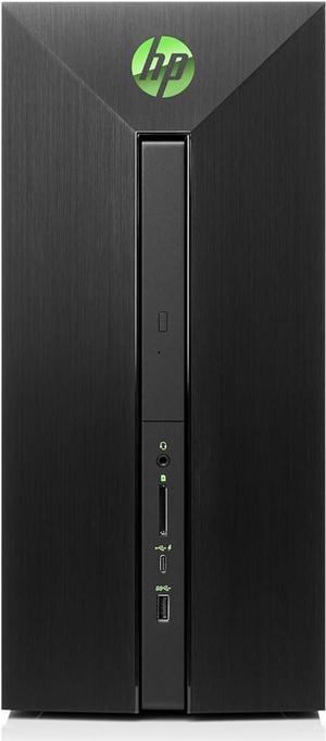 HP Pavilion Power 580-130 Desktop RYZEN 5 1400 8 1TB HDD RX 580 - BLACK/GREEN