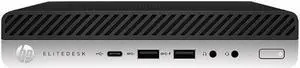 HP ELITEDESK 800 G4 DM MINI PC I7-8700 3.20GHz 16GB RAM 256GB SSD - Black/Silver