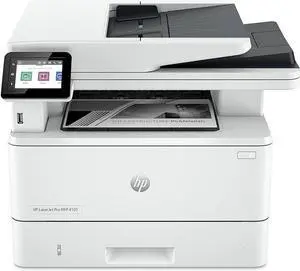 HP LaserJet Pro MFP 4101fdn Printer Ethernet/USB only 2Z618FR - WHITE