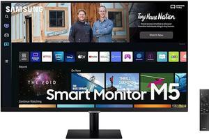 SAMSUNG 32-Inch M50B Full HD Smart Monitor Streaming TV LS32MB500ENXGO - Black