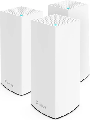 Linksys Atlas Pro 6 WiFi Router, Dual-Band Mesh WiFi 6 System 3 Pack - White Linksys Atlas Pro 6 WiFi Router, Dual-Band Mesh WiFi 6 System 3 Pack - White