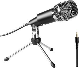 FIFINE USB Podcast Condenser Microphone Recording on Laptop No Need Sound Card Interface and Phantom Power K669