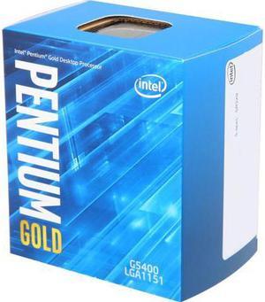 Intel Pentium Gold G5400 Coffee Lake Dual-Core 3.7 GHz LGA 1151 (300 Series) 58W BX80684G5400 Desktop Processor Intel UHD Graphics 610