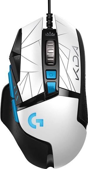 Logitech G502 Hero K/DA High Performance Gaming Mouse - Hero 25K Sensor, 16.8 Million Color LIGHTSYNC RGB, 11 Programmable Buttons, On-Board Memory - Official League of Legends Gaming Gear