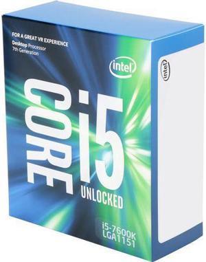 Intel Core i5 7th Gen - Core i5-7600K Kaby Lake Quad-Core 3.8 GHz LGA 1151 91W BX80677I57600K Desktop Processor