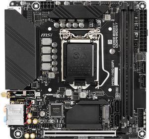 MSI PRO H410I PRO WIFI LGA 1200 Intel H410 SATA 6Gb/s Mini ITX Intel Motherboard
