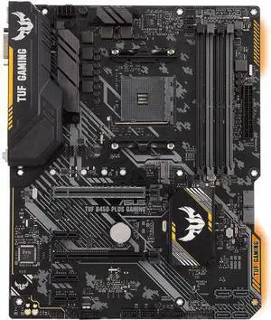 ASUS TUF B450-PLUS GAMING AM4 AMD B450 SATA 6Gb/s USB 3.1 HDMI ATX AMD Motherboard