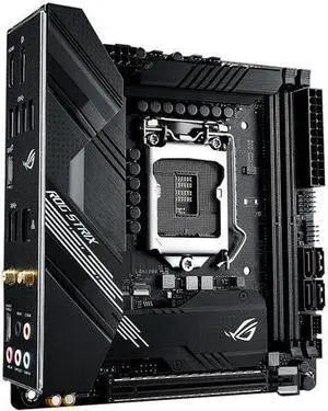 ASUS ROG STRIX B460-I GAMING LGA 1200 Intel B460 SATA 6Gb/s Mini ITX Intel Motherboard