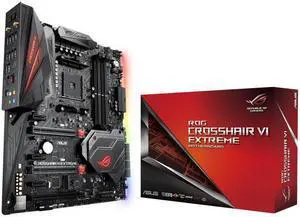 ASUS ROG CROSSHAIR VI EXTREME AM4 AMD X370 SATA 6Gb/s USB 3.1 Extended ATX AMD Motherboard ASUS ROG CROSSHAIR VI EXTREME AM4 AMD X370 SATA 6Gb/s USB 3.1 Extended ATX AMD Motherboard